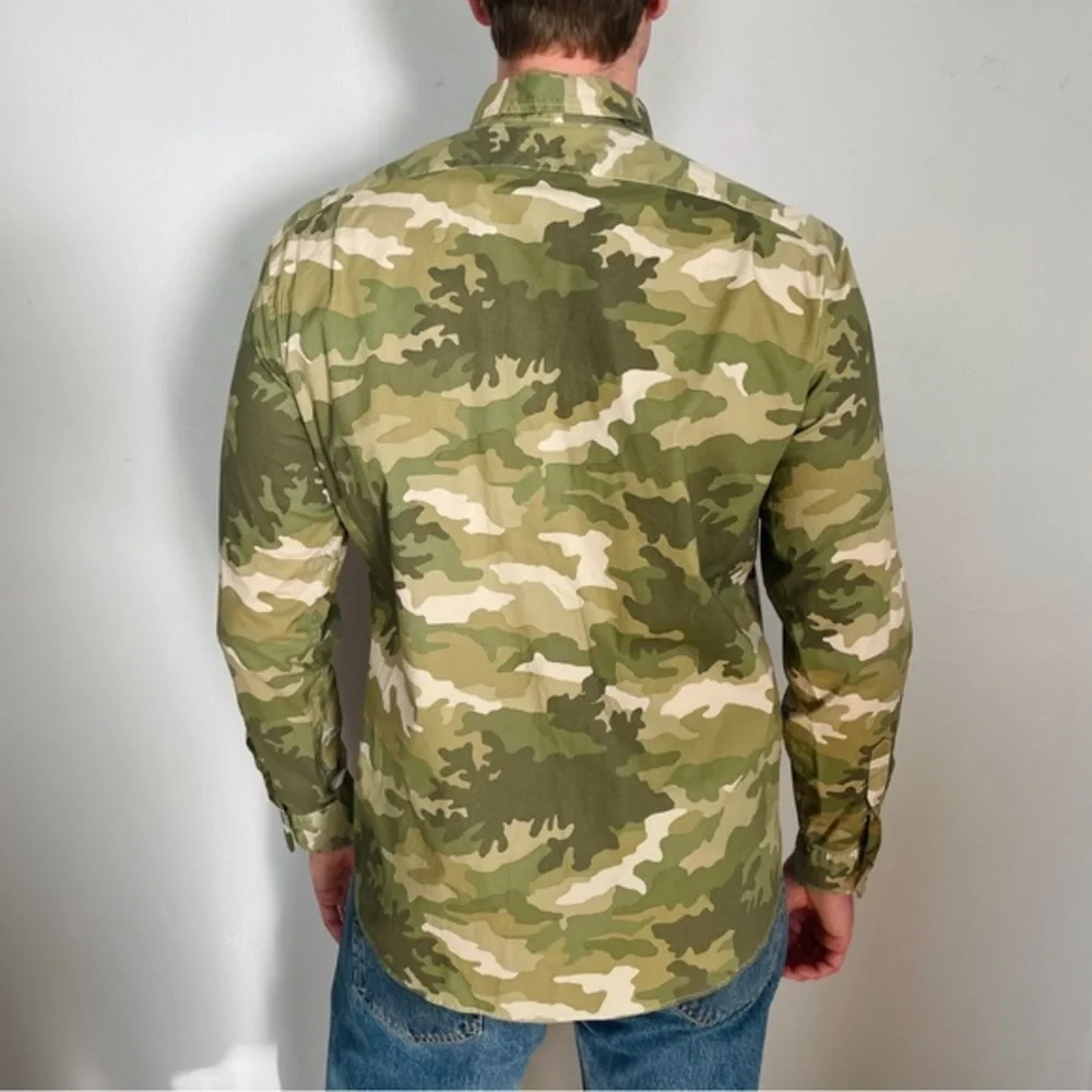 J. Crew Flex Camouflage Button‎ Down